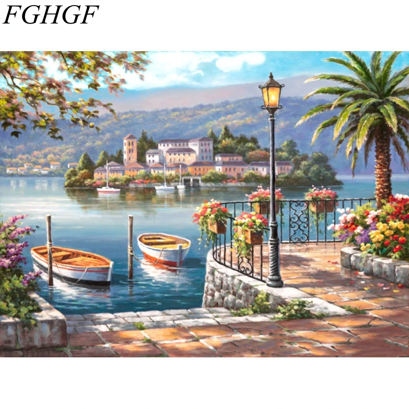 FGHGF Frameless Seaboat Modern Oil Painting By Numbers Hand Painted Home Decor Wall Art Picture Drawing Oil Painting
FGHGF Frameless Seaboat Modern Oil Painting By Numbers Hand Painted Home Decor Wall Art Picture Drawing Oil Painting