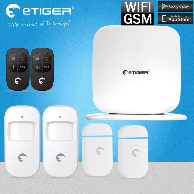 quality goods etiger 50 wireleess zones 5 group alarm number Wi-Fi / GSM Alarm System
quality goods etiger 50 wireleess zones 5 group alarm number Wi-Fi / GSM Alarm System