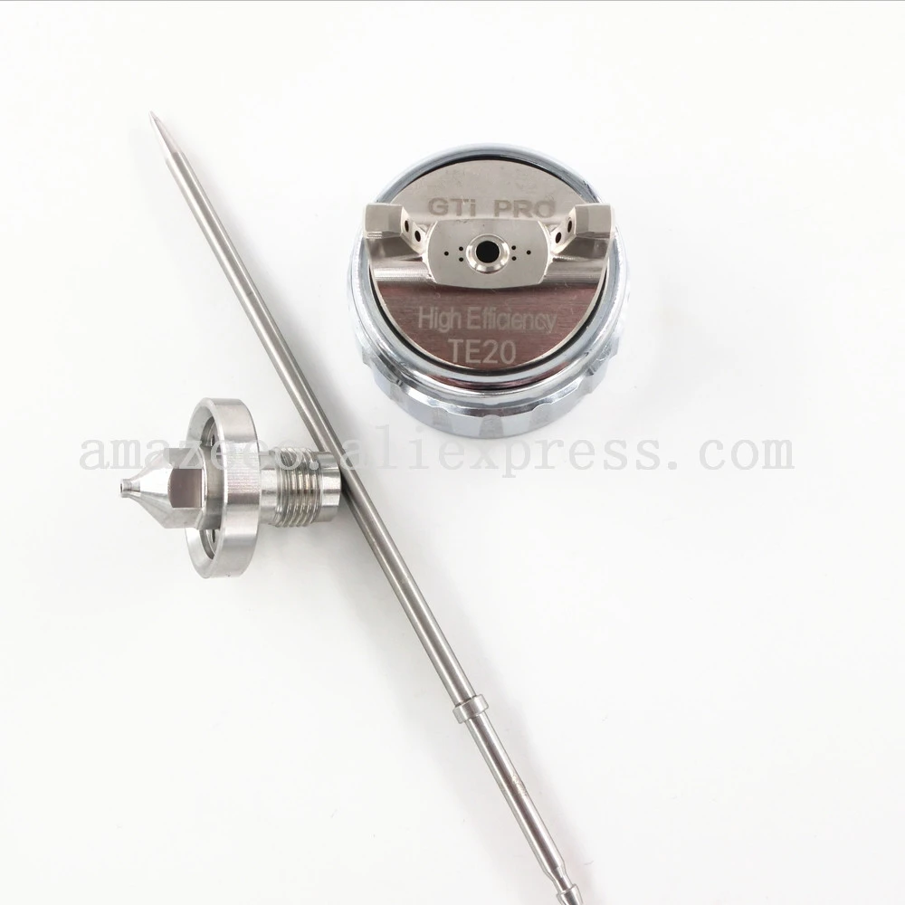 GTI nozzle kit 1.3/1.8mm spray gun nozzle kit nozzle needle and nozzle cap T110 / TE20 nozzle cap air spray gun repair parts
GTI nozzle kit 1.3/1.8mm spray gun nozzle kit nozzle needle and nozzle cap T110 / TE20 nozzle cap air spray gun repair parts