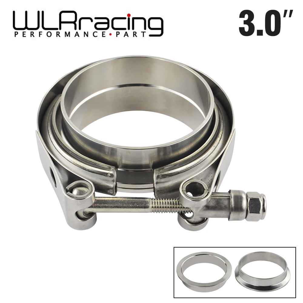 WLR RACING - 3" SUS 304 Steel Stainless Exhaust V Band Clamp Flange Kit QUICK RELEASE CLAMP Male Female FLANGE OR NORMAL TYPE
WLR RACING - 3" SUS 304 Steel Stainless Exhaust V Band Clamp Flange Kit QUICK RELEASE CLAMP Male Female FLANGE OR NORMAL TYPE