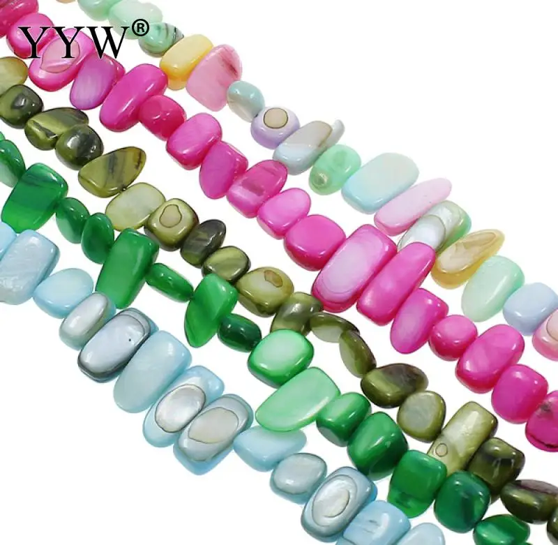 YYW Natural Gem Stone Chips Freshwater Shell Diy Bracelet Necklace Multi Color Beads 10-20mm 31.5inch Strand Making Jewelry
YYW Natural Gem Stone Chips Freshwater Shell Diy Bracelet Necklace Multi Color Beads 10-20mm 31.5inch Strand Making Jewelry