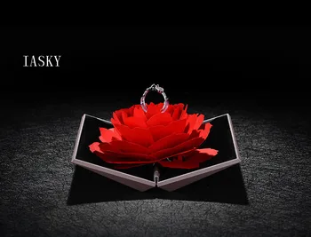 2019 Hotselling Foldable Rose Flower Ring Box Jewelry Storage Case for Engagement Ring Girls Creative Valentine Gift
2019 Hotselling Foldable Rose Flower Ring Box Jewelry Storage Case for Engagement Ring Girls Creative Valentine Gift