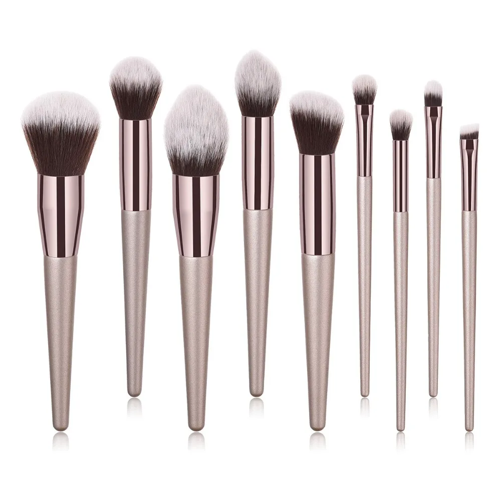 4/9/10 PCS Luxury Champagne Gold Makeup Brushes Pro Foundation Powder Brush Eye Eyebrow Make up Brush Set Cosmetics Tools Kit
4/9/10 PCS Luxury Champagne Gold Makeup Brushes Pro Foundation Powder Brush Eye Eyebrow Make up Brush Set Cosmetics Tools Kit