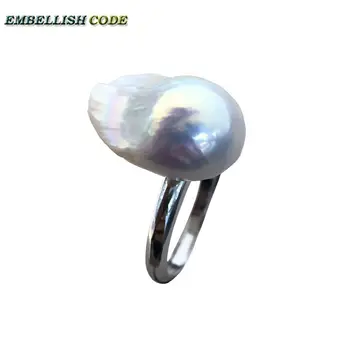 Adjustable size Resize baroque pearl ring simple style white Lustrous tissue nucleated fire ball shape for women
Adjustable size Resize baroque pearl ring simple style white Lustrous tissue nucleated fire ball shape for women