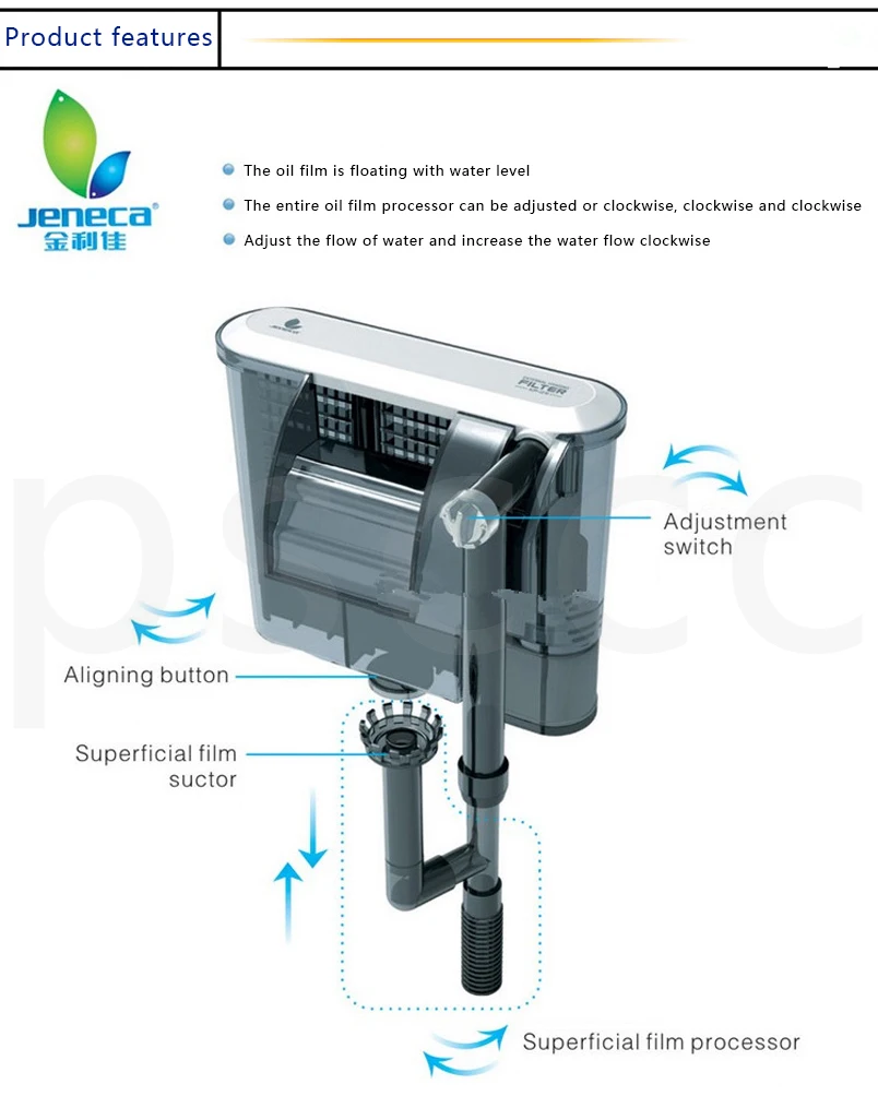 Generic Aquarium Submersibl 3in1 External Hanging Fish Tank Power