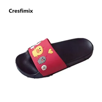 Cresfimix Women Fashion Sweet Cartoon Printed Slippers Lady Cool Comfortable Slides Female Black Slipper Pantoufles Femmes E3486
Cresfimix Women Fashion Sweet Cartoon Printed Slippers Lady Cool Comfortable Slides Female Black Slipper Pantoufles Femmes E3486