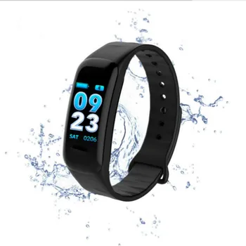 

C1s Smart Bracelet Color-screen Fitness Tracker blood pressure Heart Rate Monitor sleep tracker Wristband For Android IOS