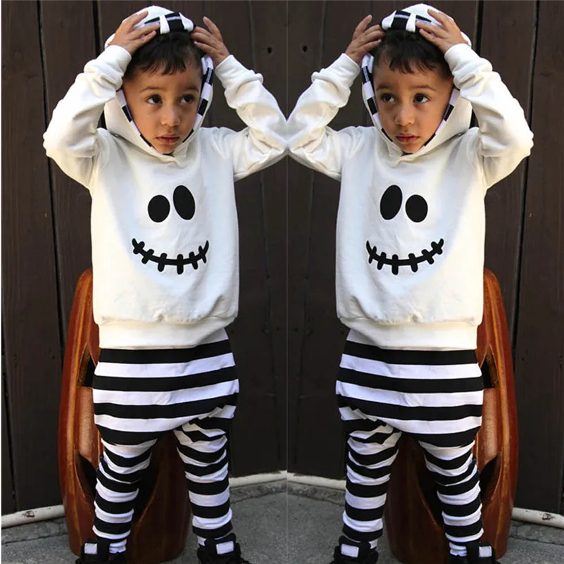 1set kids clothes Winter Wear Infant Baby Boy Girl Little Devil Hood Blouse Stripe Pants Halloween Outfit for newborns baby B2
1set kids clothes Winter Wear Infant Baby Boy Girl Little Devil Hood Blouse Stripe Pants Halloween Outfit for newborns baby B2