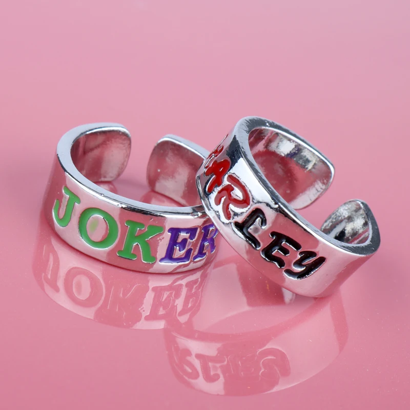 DC Comics Batman The Joker Harley Quinn His/Hers Rings Movie Fans Jewelry Harley Quinn Lover Adjustable Rings For Men Women Gift
DC Comics Batman The Joker Harley Quinn His/Hers Rings Movie Fans Jewelry Harley Quinn Lover Adjustable Rings For Men Women Gift