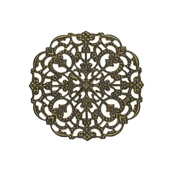 DoreenBeads Alloy Embellishments Findings Square Antique Bronze Snowflake Pattern 5.6cm(2 2/8") x 5.6cm(2 2/8"), 5 PCs
DoreenBeads Alloy Embellishments Findings Square Antique Bronze Snowflake Pattern 5.6cm(2 2/8") x 5.6cm(2 2/8"), 5 PCs