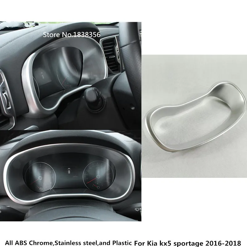 For Kia kx5 Sportage 2016 2017 2018 car styling ABS chrome garnish detector trim dashboard meter Instrument Panel gauge frame
For Kia kx5 Sportage 2016 2017 2018 car styling ABS chrome garnish detector trim dashboard meter Instrument Panel gauge frame