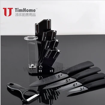 Free shipping set of black ceramic knives 3,4,5,6 inch Ceramic Knife + Peeler + Acrylic Knife Block Home Kitchen Knife
Free shipping set of black ceramic knives 3,4,5,6 inch Ceramic Knife + Peeler + Acrylic Knife Block Home Kitchen Knife