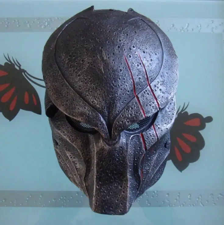 Cosplay Scar iron CS protection Resin Mask Halloween Movie Jigsaw Puppet Mask Scary Trick Prank toys costume party prop Adult
Cosplay Scar iron CS protection Resin Mask Halloween Movie Jigsaw Puppet Mask Scary Trick Prank toys costume party prop Adult