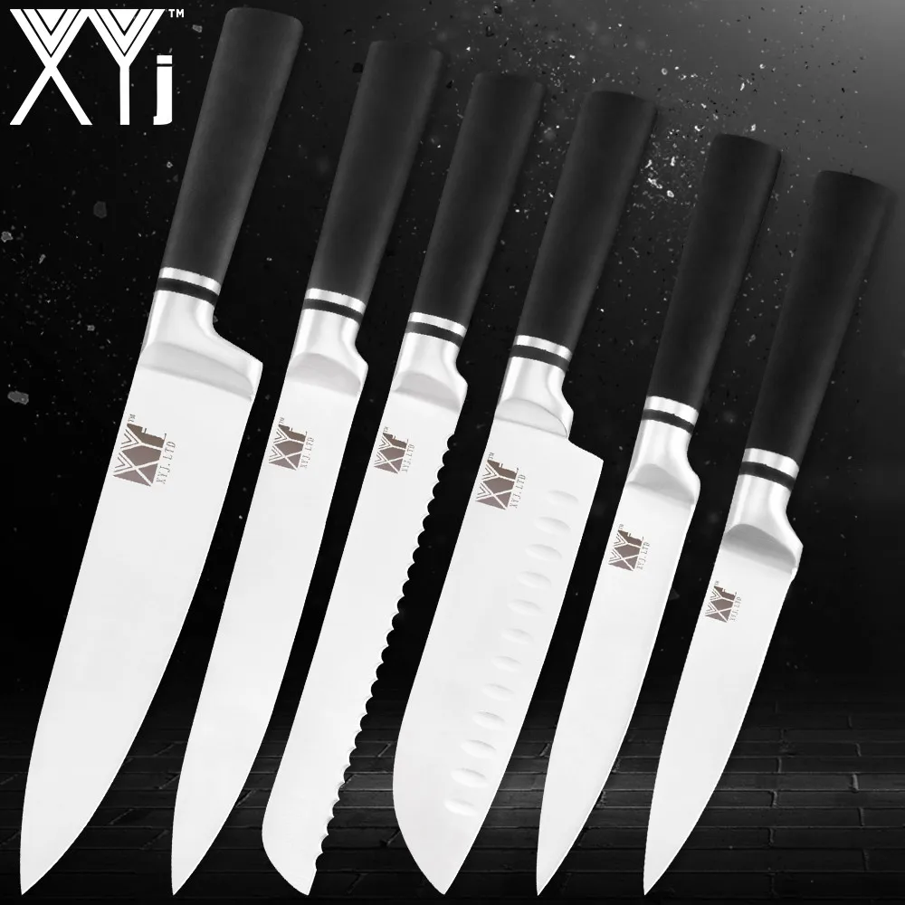 XYj Master Chef Kitchen Knife Stainless Steel Cooking Knives Set Anti-rust Blade Non-slip Handle Knife 3Cr13 High Hardness Gift
XYj Master Chef Kitchen Knife Stainless Steel Cooking Knives Set Anti-rust Blade Non-slip Handle Knife 3Cr13 High Hardness Gift