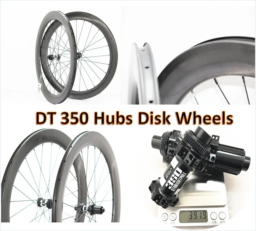 

700C Road Disc Brake wheelset 38mm/45mm/50mm/60mm tubular/clincher wheels road bicycle carbon 25mm width rims