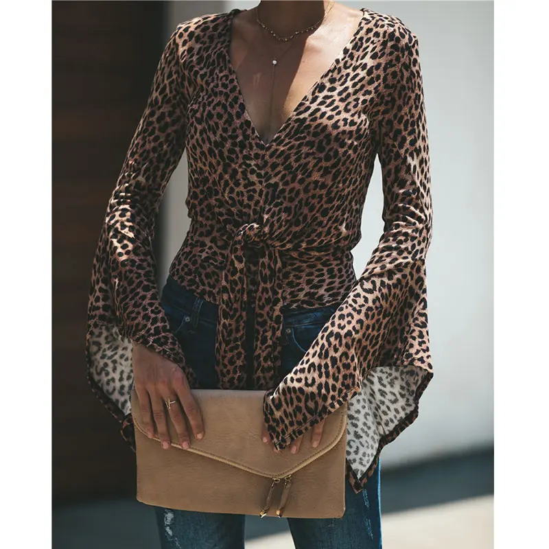 Office Lady Casual Long Sleeve Shirts V-Neck Leopard Sexy Long Balloon Sleeve Loose shirts Tops Blouses
Office Lady Casual Long Sleeve Shirts V-Neck Leopard Sexy Long Balloon Sleeve Loose shirts Tops Blouses