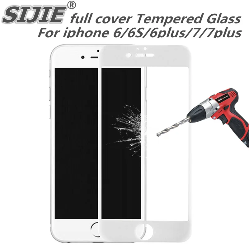 SIJIE full cover Tempered Glass For 6 6S 6plus 7 7plus i6 i6S i7 plus Screen protective coverage 4.7 5.5 inch black White
SIJIE full cover Tempered Glass For 6 6S 6plus 7 7plus i6 i6S i7 plus Screen protective coverage 4.7 5.5 inch black White