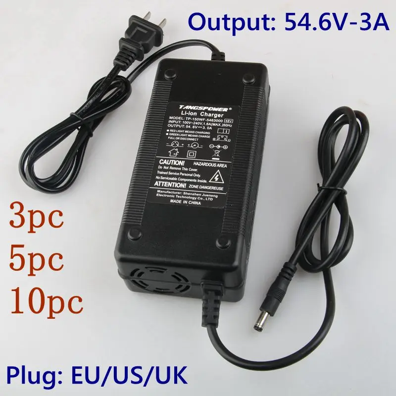 1pc best price 54.6V 3A battery charger for 13S 48V Li-Ion battery electric bicycle lithium battery charger high quality strong
1pc best price 54.6V 3A battery charger for 13S 48V Li-Ion battery electric bicycle lithium battery charger high quality strong
