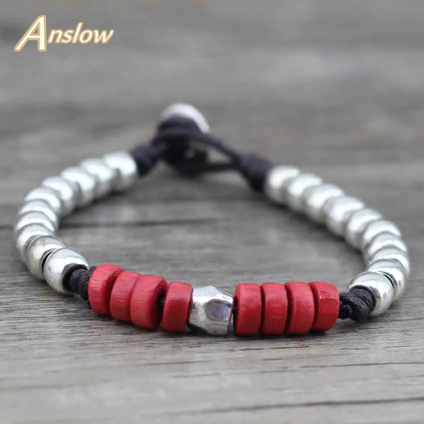 Anslow Hot Wholesale Fashion Jewelry Charm Female Women Zinc Alloy Wood Beads Lady Leather Bracelet LOW0461LB
Anslow Hot Wholesale Fashion Jewelry Charm Female Women Zinc Alloy Wood Beads Lady Leather Bracelet LOW0461LB