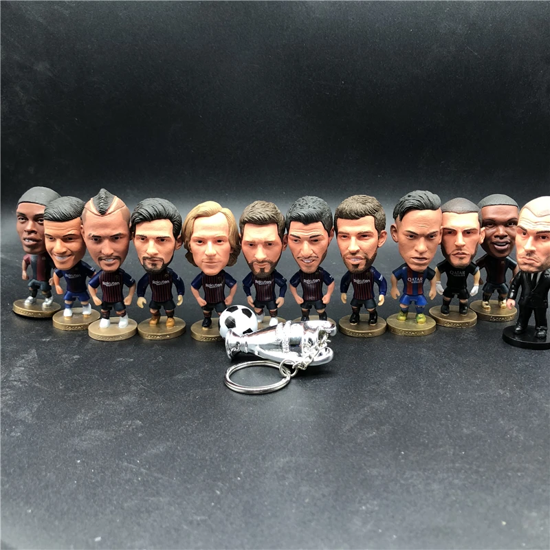 Soccerwe 6.5 cm Height PVC Football Cartoon Star Dolls 2019 BC# Messi Suarez Iniesta Pique Vidal Figurines Toy Gift
Soccerwe 6.5 cm Height PVC Football Cartoon Star Dolls 2019 BC# Messi Suarez Iniesta Pique Vidal Figurines Toy Gift