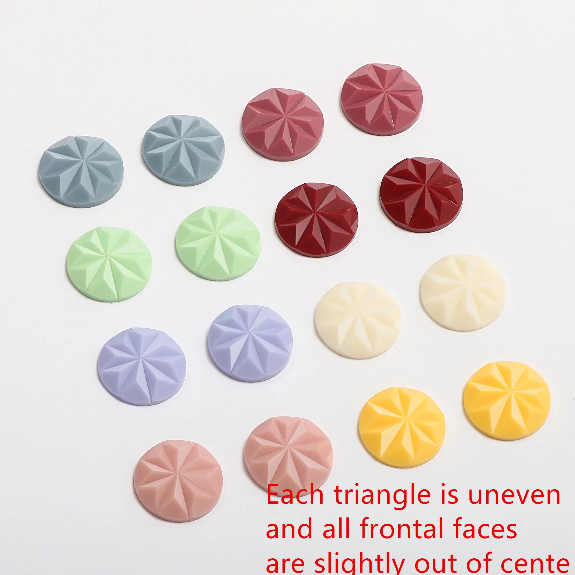 New arrived 50pcs/lot color color triangular section flowers geometry rounds shape resin beads diy jewelry earring accessory
New arrived 50pcs/lot color color triangular section flowers geometry rounds shape resin beads diy jewelry earring accessory