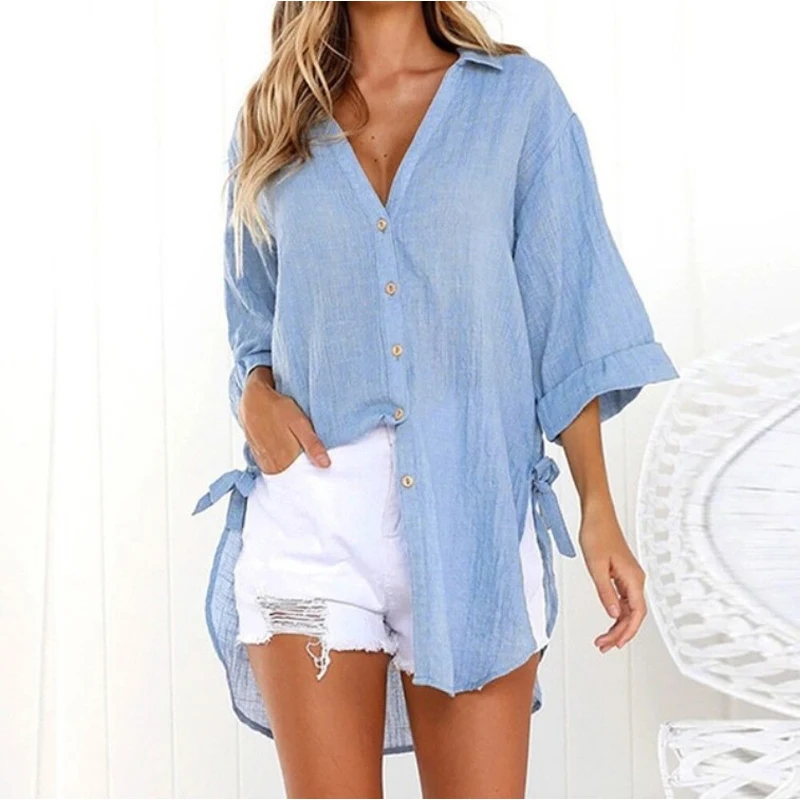 Casual Womens Tops And Blouses Plus Size Summer Kimono Blouse Women White Black V-neck Kimono Top Shirt Femme Blusas Mujer 2019
Casual Womens Tops And Blouses Plus Size Summer Kimono Blouse Women White Black V-neck Kimono Top Shirt Femme Blusas Mujer 2019