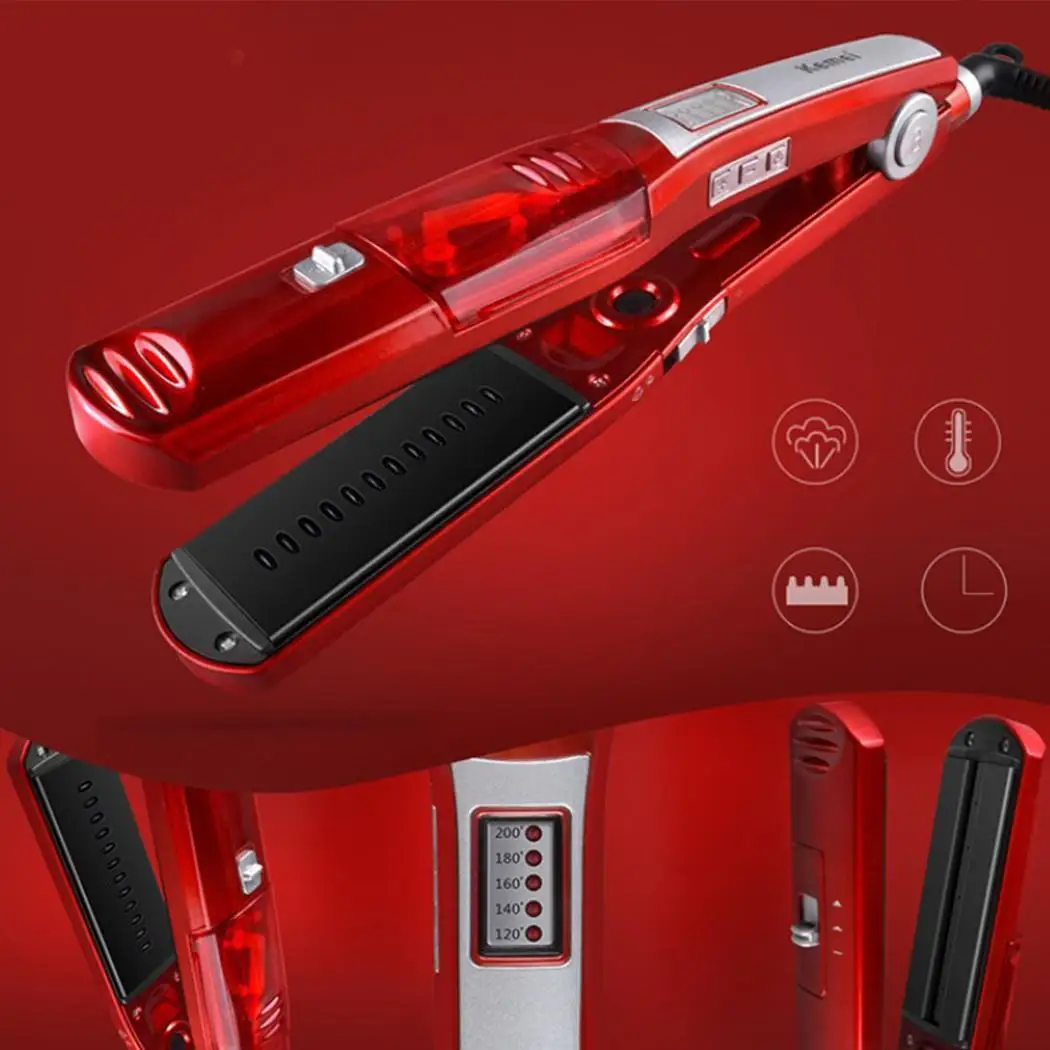 Household Electric Hair Splint Steam Hydrating Appliances AC110-240V Wet and Dry Hair Straightener Home 65 W 
Household Electric Hair Splint Steam Hydrating Appliances AC110-240V Wet and Dry Hair Straightener Home 65 W