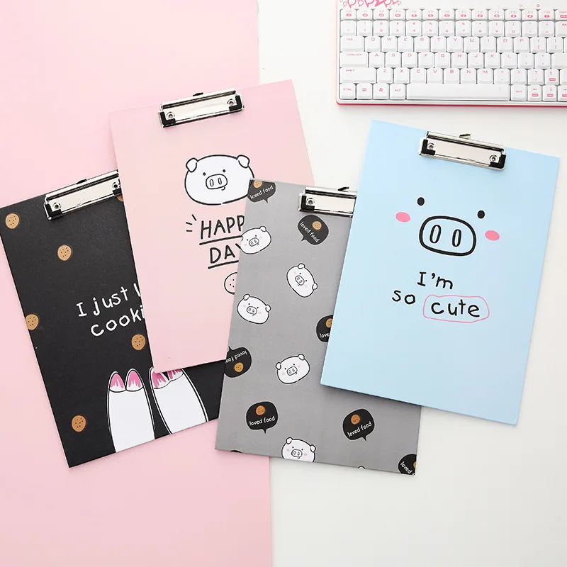 Cute Pig A4 Pad Plate Clipboards Writing Board Clamp Paper File Organize Hard Folder Clip Boards Hanging Workshop Office 31*22
Cute Pig A4 Pad Plate Clipboards Writing Board Clamp Paper File Organize Hard Folder Clip Boards Hanging Workshop Office 31*22