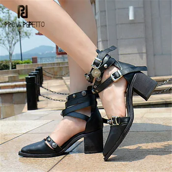 Prova Perfetto Black Rivet Studded Women High Heels Summer Sandals Pointed Toe Straps Buckle Dress Shoes Women Pumps Stiletto
Prova Perfetto Black Rivet Studded Women High Heels Summer Sandals Pointed Toe Straps Buckle Dress Shoes Women Pumps Stiletto