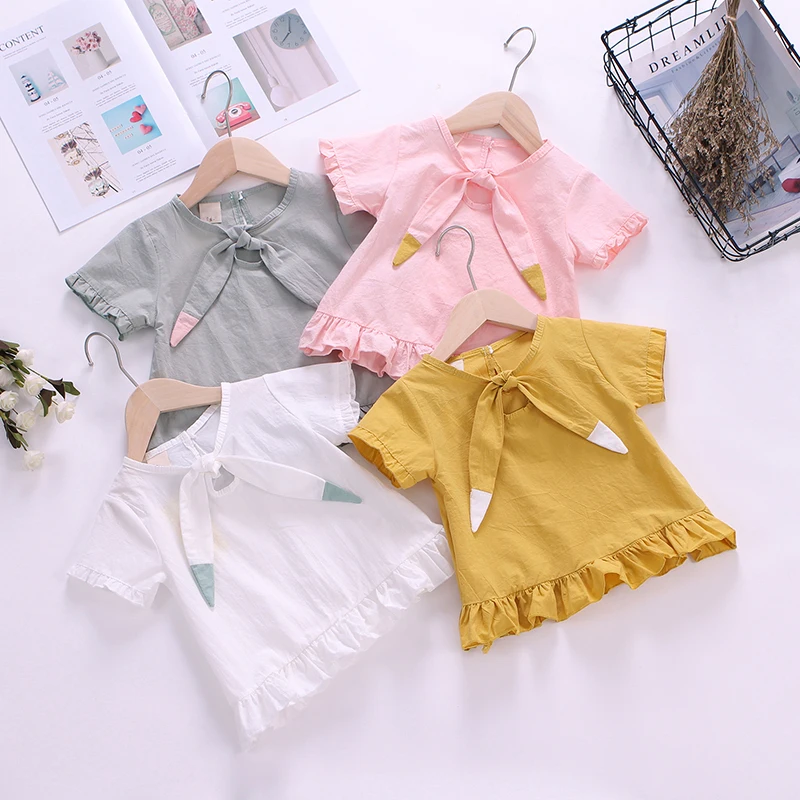 Summer Girls T Shirt Toddler Short Sleeve Baby Girls T-shirts Cotton Children T-shirt O-neck Tee Tops
Summer Girls T Shirt Toddler Short Sleeve Baby Girls T-shirts Cotton Children T-shirt O-neck Tee Tops