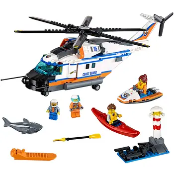 Heavy-duty Rescue Helicopter City Coast Guard 60166 Building Blocks Bricks Model toys for Childrens kid gift
Heavy-duty Rescue Helicopter City Coast Guard 60166 Building Blocks Bricks Model toys for Childrens kid gift