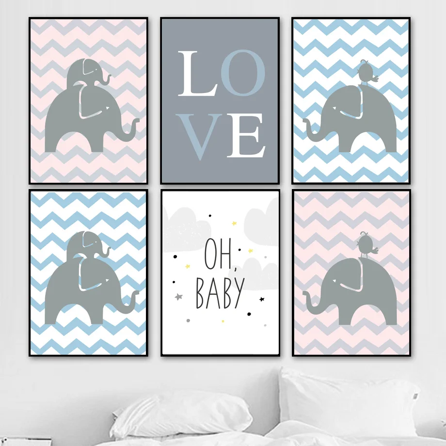 Cartoon Elephant Bird Love Cloud Wall Art Canvas Painting Nordic Posters And Prints Wall Pictures Baby Kids Room Nursery Decor
Cartoon Elephant Bird Love Cloud Wall Art Canvas Painting Nordic Posters And Prints Wall Pictures Baby Kids Room Nursery Decor