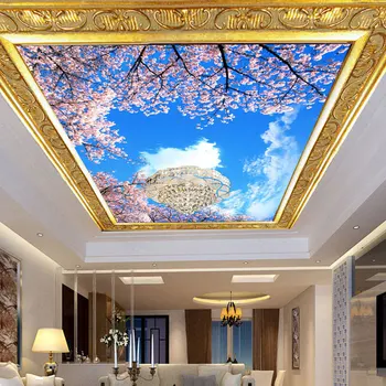 3D Children's Bedroom Living Room Ceiling Wallpaper Pink Flowers Sky Wall Murals Thicken Self Adhesive Vinyl / Silk Wall Papers
3D Children's Bedroom Living Room Ceiling Wallpaper Pink Flowers Sky Wall Murals Thicken Self Adhesive Vinyl / Silk Wall Papers