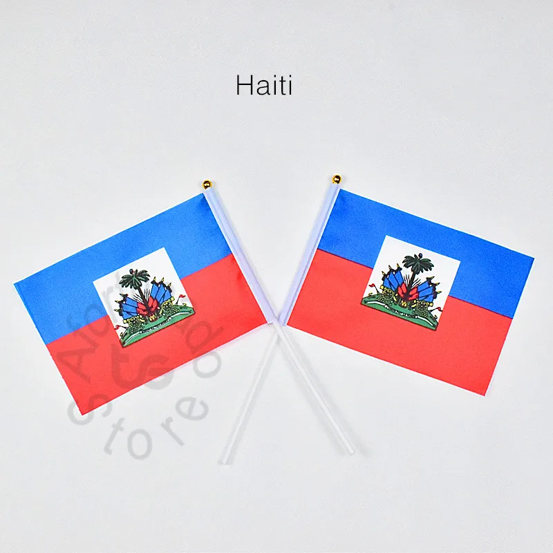 Haiti 14*21cm 10pieces flag Banner free shipping for meet Parade party Hand waving Flag Haiti National Flag
Haiti 14*21cm 10pieces flag Banner free shipping for meet Parade party Hand waving Flag Haiti National Flag