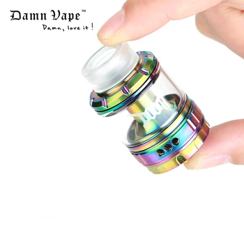 E-Cigarette Atomizer Original Damnvape Doom RTA 4ml Vaporizer 26mm 3D Liquid Flow Systerm with Two Mesh Coils vs Zeus X
E-Cigarette Atomizer Original Damnvape Doom RTA 4ml Vaporizer 26mm 3D Liquid Flow Systerm with Two Mesh Coils vs Zeus X