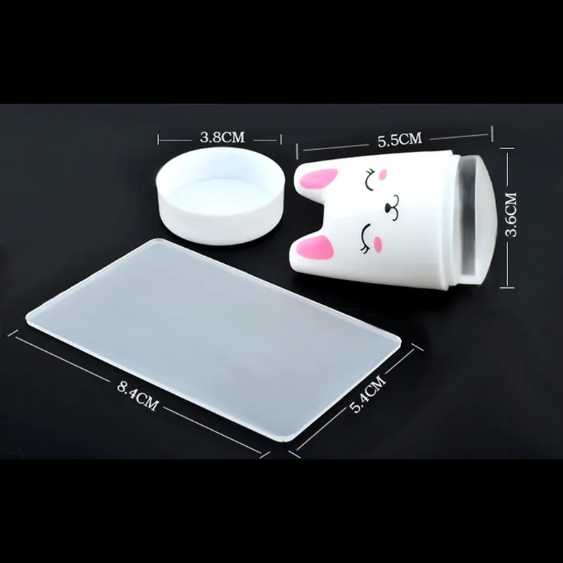 1Pc Cute Nail Template Transparent Silicone Stamps with Nail Scrapers Nail Mold Stamping Stamping Decal Nail Tool Set||| Hot !!
1Pc Cute Nail Template Transparent Silicone Stamps with Nail Scrapers Nail Mold Stamping Stamping Decal Nail Tool Set||| Hot !!