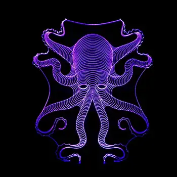 Colorful LED 3D Vision Night Light Octopus Image Touchment Control Color 3D Night Lamp Desk Light
Colorful LED 3D Vision Night Light Octopus Image Touchment Control Color 3D Night Lamp Desk Light