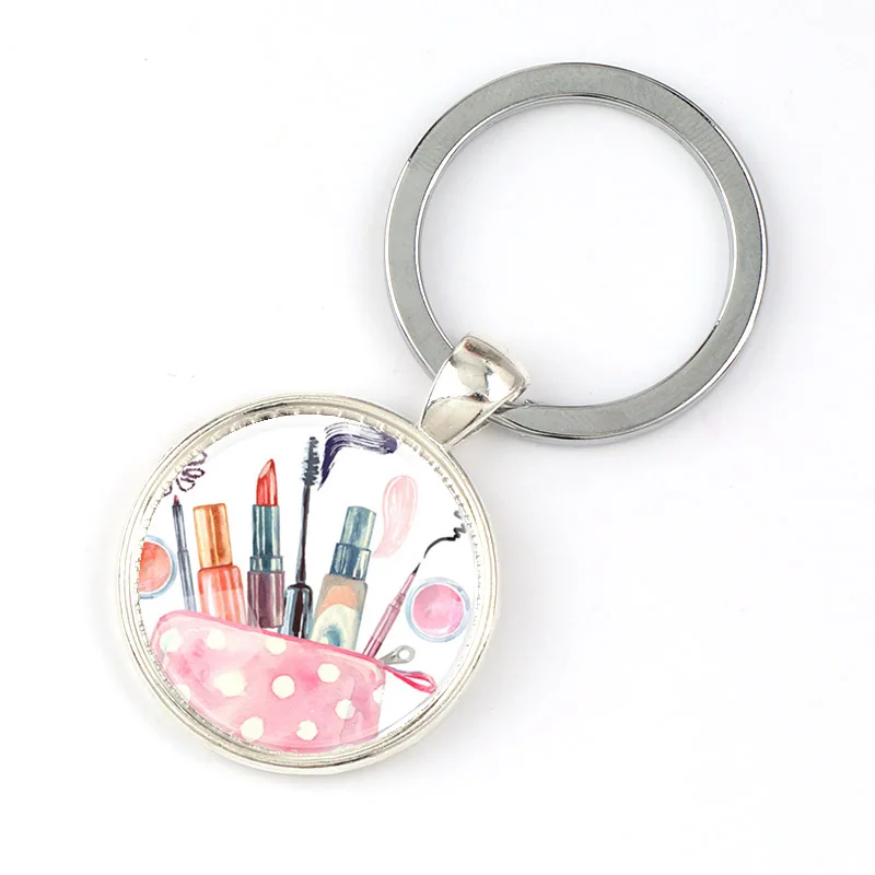 Interchangeable Vintage Metal Make-up Glass Cabochon Blank Setting Keychains Key Ring DIY Personalized Jewelry Finding
Interchangeable Vintage Metal Make-up Glass Cabochon Blank Setting Keychains Key Ring DIY Personalized Jewelry Finding