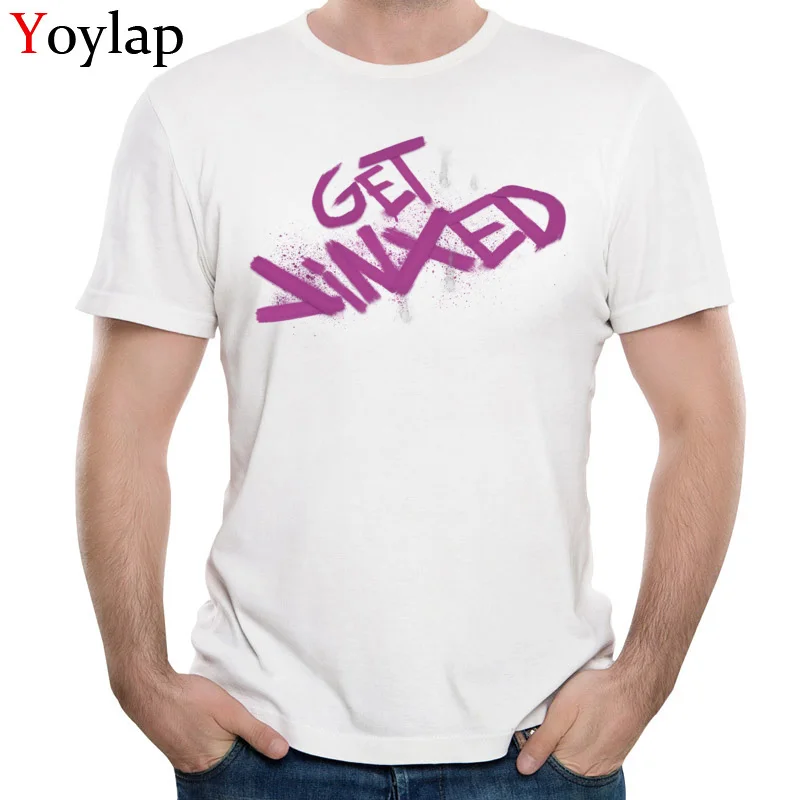 Discount Family T Shirt Short Sleeve Pure Cotton Get Jinxed Round Collar Student Tops T Shirt Customized Summer Fall Tee-Shirt white