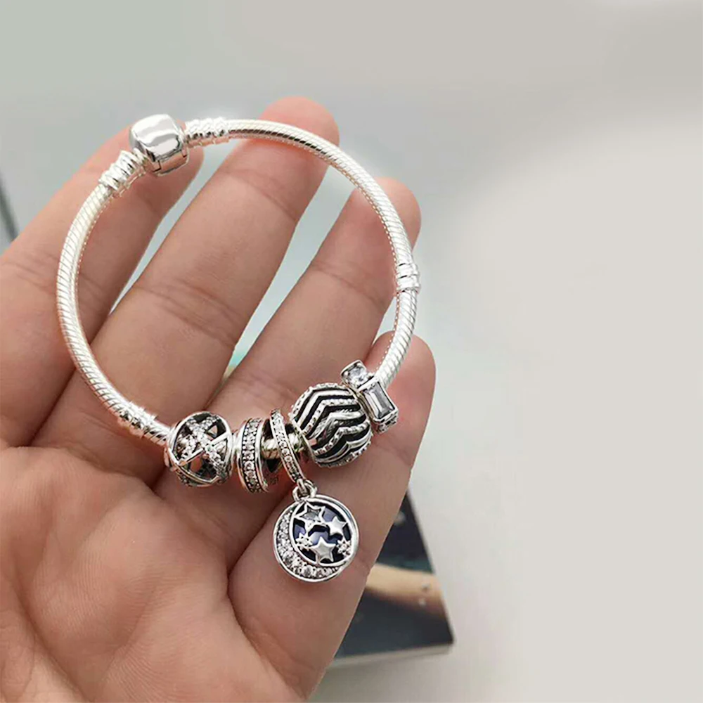 Kaliyah 2019 Original New And Elegant Night Sky Bracelet Set 925 Sterling Romantic Silver Woman's Gift Bracelet
Kaliyah 2019 Original New And Elegant Night Sky Bracelet Set 925 Sterling Romantic Silver Woman's Gift Bracelet