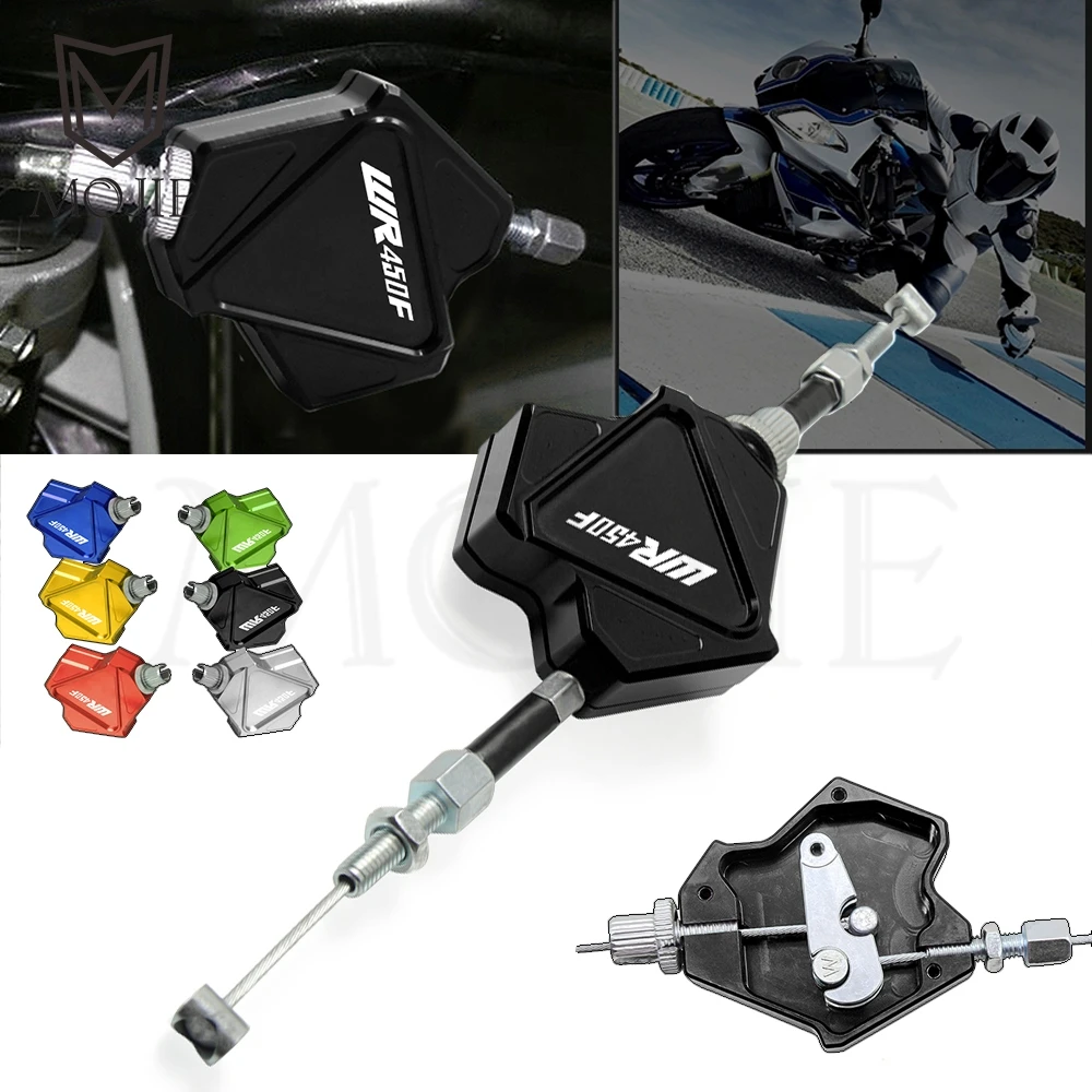 Motorcycle CNC Aluminum Stunt Clutch Lever Easy Pull Cable System For YAMAHA WR450F WR 450F 450 WR450 F 2001-2018 2017 2016 2015
Motorcycle CNC Aluminum Stunt Clutch Lever Easy Pull Cable System For YAMAHA WR450F WR 450F 450 WR450 F 2001-2018 2017 2016 2015