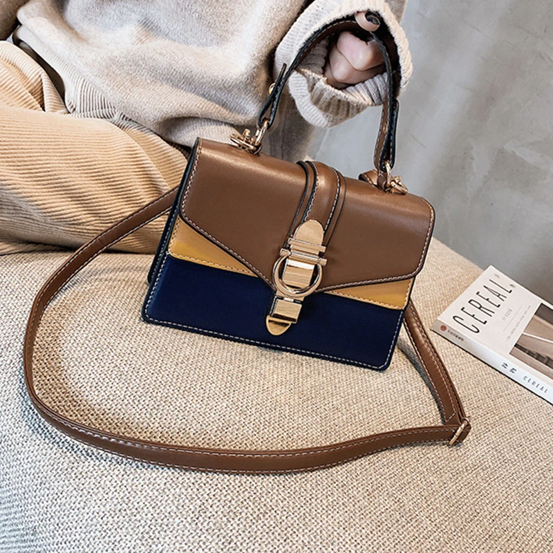 HOT sale Women Designer Handbag Fashion New High Quality PU Women Bag Contrast Lady Tote Shoulder Messenger Bag Crossbody
HOT sale Women Designer Handbag Fashion New High Quality PU Women Bag Contrast Lady Tote Shoulder Messenger Bag Crossbody
