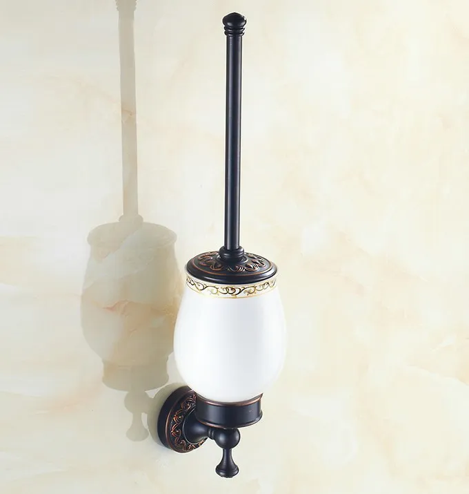 Wall Mounted Black Oil Rubbed Antique Brass Bathroom Toilet Brush Holder Set Bathroom Accessory Single Ceramic Cup mba477
Wall Mounted Black Oil Rubbed Antique Brass Bathroom Toilet Brush Holder Set Bathroom Accessory Single Ceramic Cup mba477