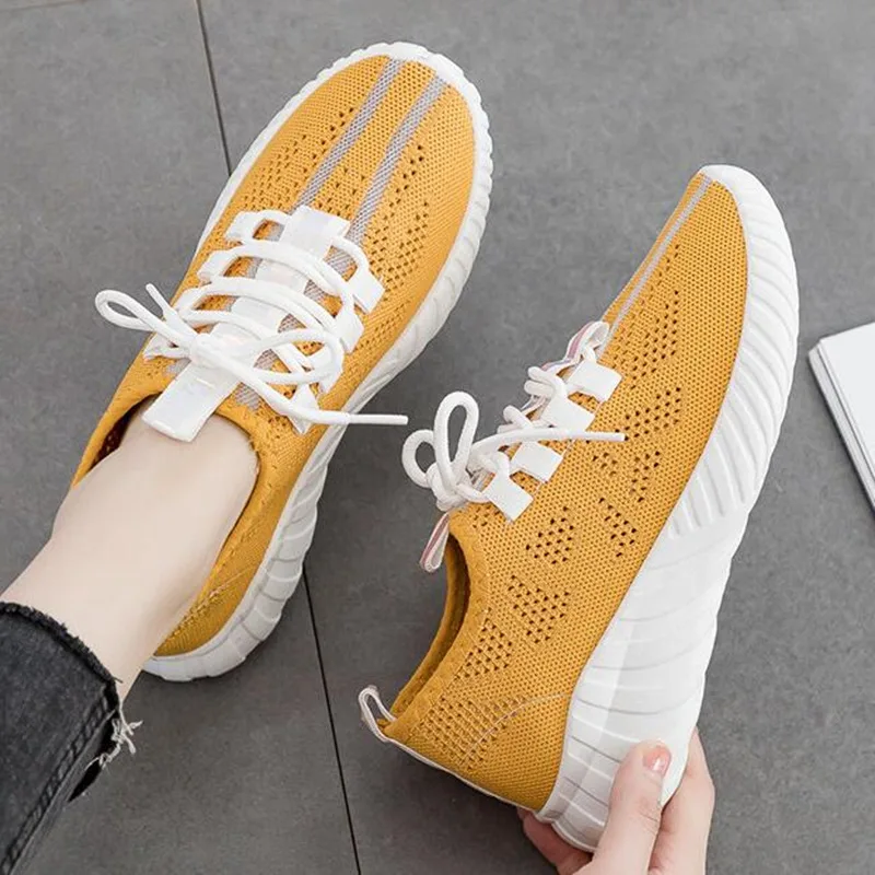 Women's shoes 2019 new fashion women sneakers mesh breathable flying woven walking shoes tênis feminino flat vulcanized shoes
Women's shoes 2019 new fashion women sneakers mesh breathable flying woven walking shoes tênis feminino flat vulcanized shoes