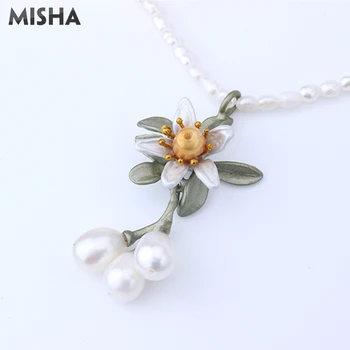 MISHA Flower Jewelry Sets For Women High Quality Handmade Pearl Necklace Stud Earrings Clip On Earring For Wedding Party 1995
MISHA Flower Jewelry Sets For Women High Quality Handmade Pearl Necklace Stud Earrings Clip On Earring For Wedding Party 1995