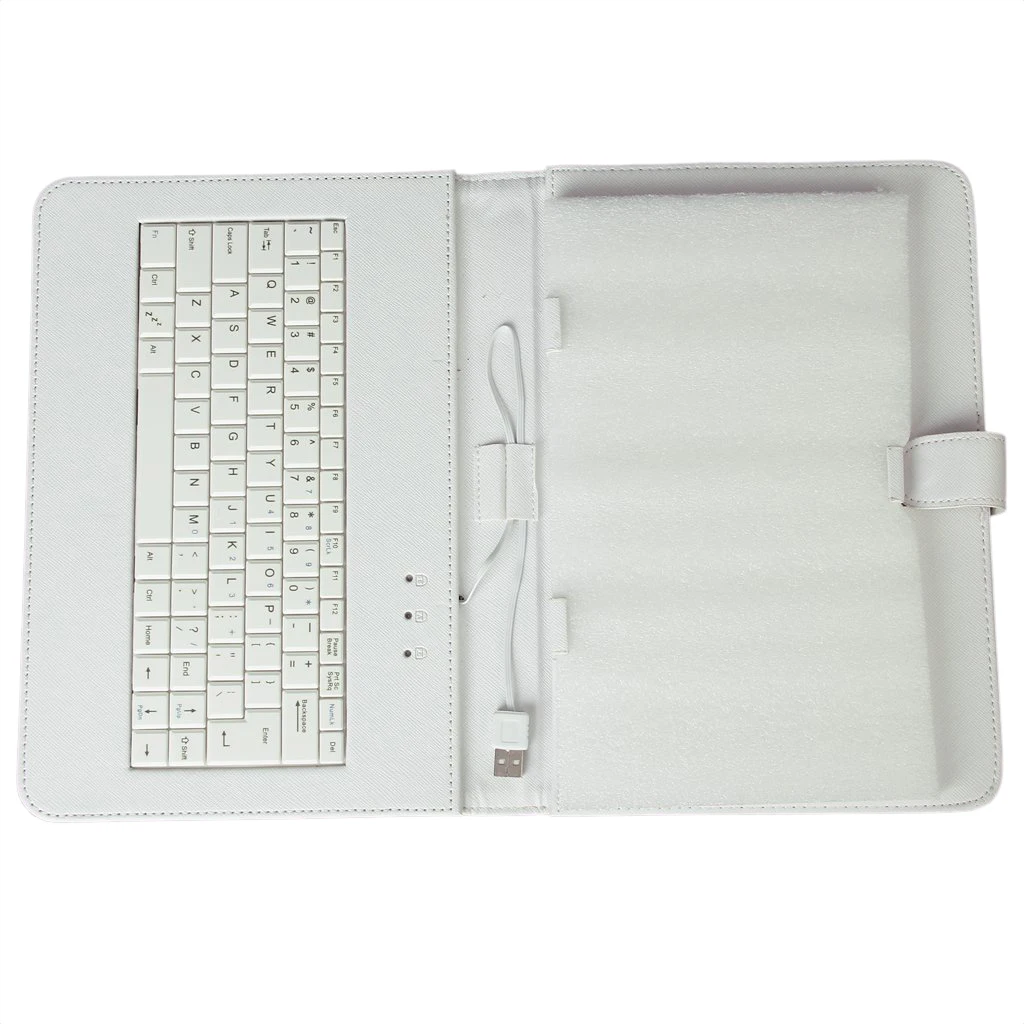 White Keyboard Interface USB 2.0 Artificial Leather Case for Tablet PC 10.1 "MID White
White Keyboard Interface USB 2.0 Artificial Leather Case for Tablet PC 10.1 "MID White