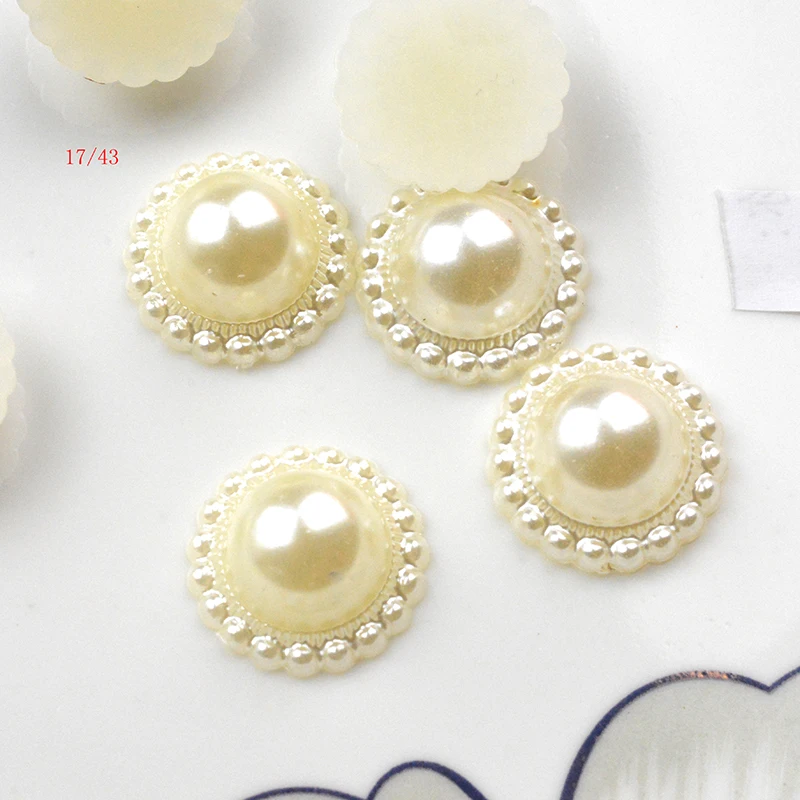 FLTMRH 10pcs 17mm White Round Flat Back Simulated Pearls Beads Jewelry Ribbon Slider DIY Scrapbooking
FLTMRH 10pcs 17mm White Round Flat Back Simulated Pearls Beads Jewelry Ribbon Slider DIY Scrapbooking