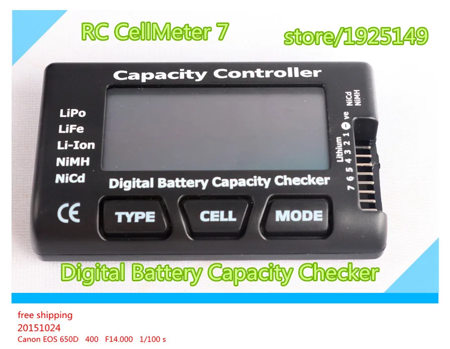 NEW Digital Battery Capacity Checker RC CellMeter 7 For LiPo LiFe Li-ion NiMH Nicd RC CellMeter 7
NEW Digital Battery Capacity Checker RC CellMeter 7 For LiPo LiFe Li-ion NiMH Nicd RC CellMeter 7