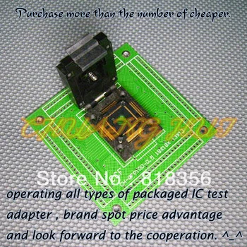 FPQ-100-0.5-10A Programmer Adapter CH-QFP100-0.5 QFP100/TQFP100 Adapter/IC SOCKET/IC Test Socket (Flip test seat)
FPQ-100-0.5-10A Programmer Adapter CH-QFP100-0.5 QFP100/TQFP100 Adapter/IC SOCKET/IC Test Socket (Flip test seat)