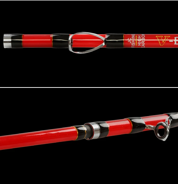 Spinpoler 2018 Strong Power SIC Guides EVA Handle Fast Boat Spinning Fishing Rod 1.8m2.1m Double Tips (4)